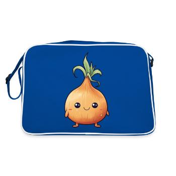 Drôle d’oignon - Sac Retro - bleu/blanc - Dos