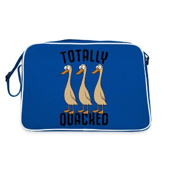 Runner canard canard canard canard canard poulailler cadeau - Sac Retro - bleu/blanc - Dos
