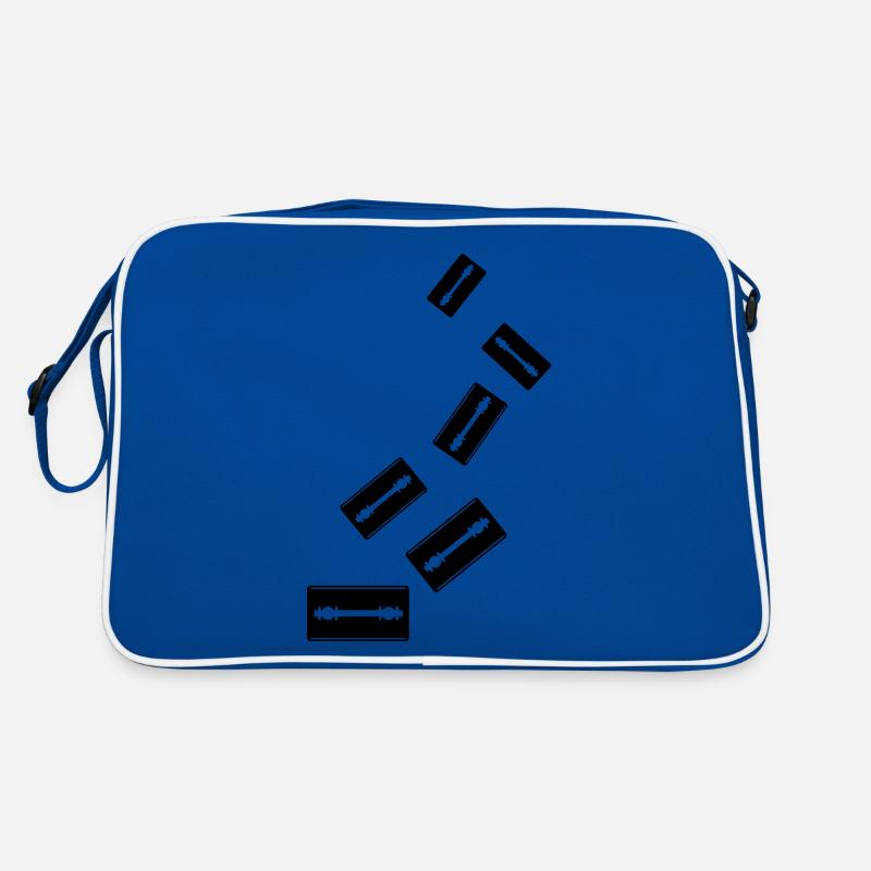 Rasierklinge Icon Symbol Retro Tasche