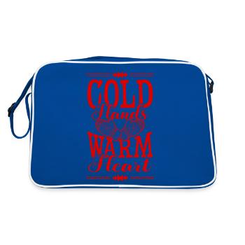 Frost winter - Retro Bag - blue/white - Back
