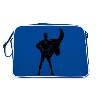 super hero - Sac Retro - bleu/blanc - Dos