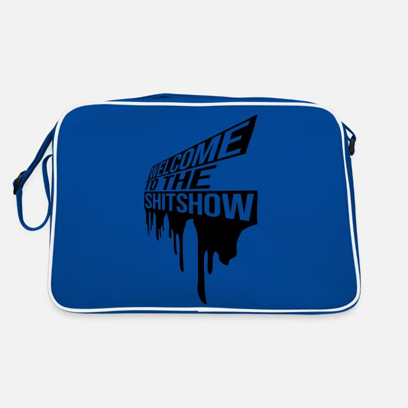 Welcome Shitshow Tropfen Retro Tasche