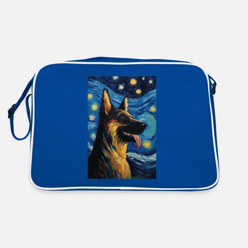 Schäferhund Retro Tasche