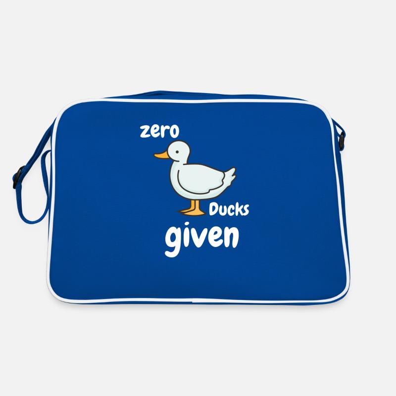 Zero Ducks given funny saying Retro Bag