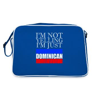 Nation Espagnole Saint Domingue Pays Médina République - Sac Retro - bleu/blanc - Dos