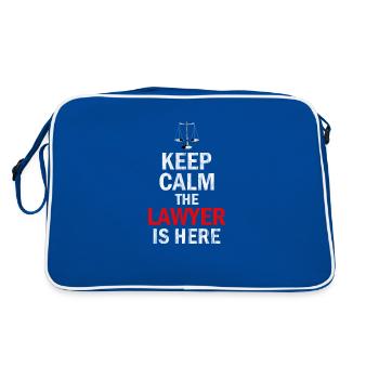Law Law Law Paragraph - Retro Bag - blue/white - Back