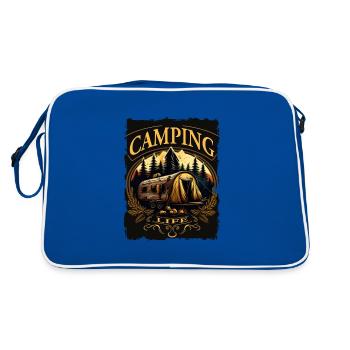 Vie de camping - Sac Retro - bleu/blanc - Dos