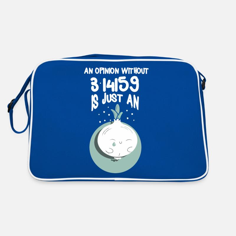 Math Math Teacher Quote Math Teacher Funny - Retro Bag - blue/white