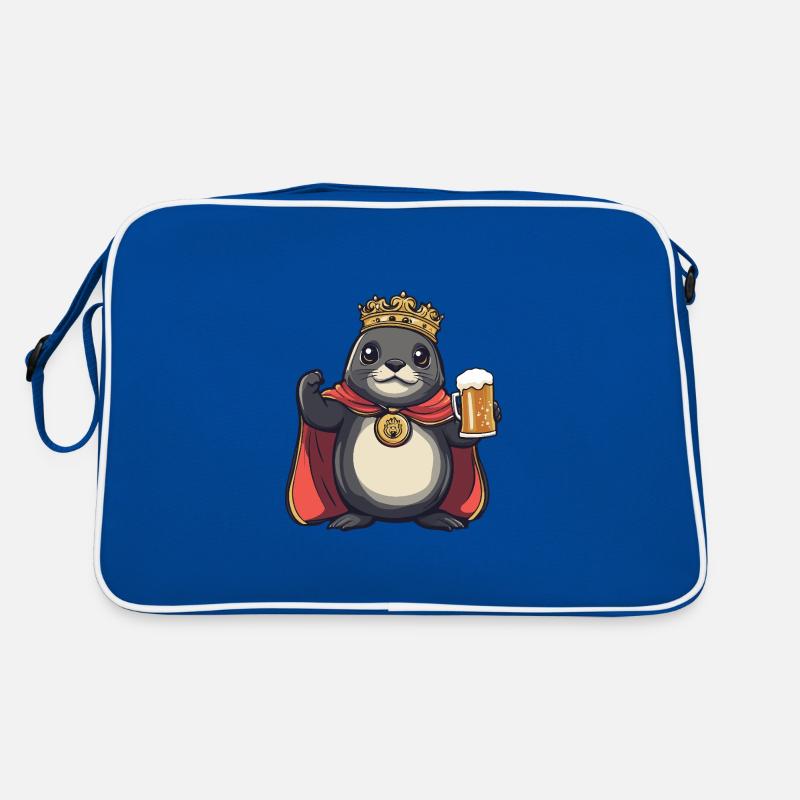Phoque Animal Bière Drôle Sac Retro