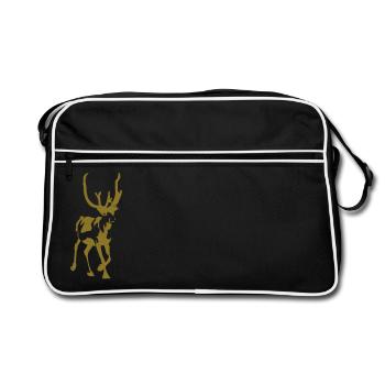 Élan - Sac Retro - noir/blanc - Devant