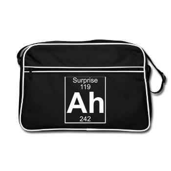 Ah - the Element of Surprise - Sac Retro - noir/blanc - Devant
