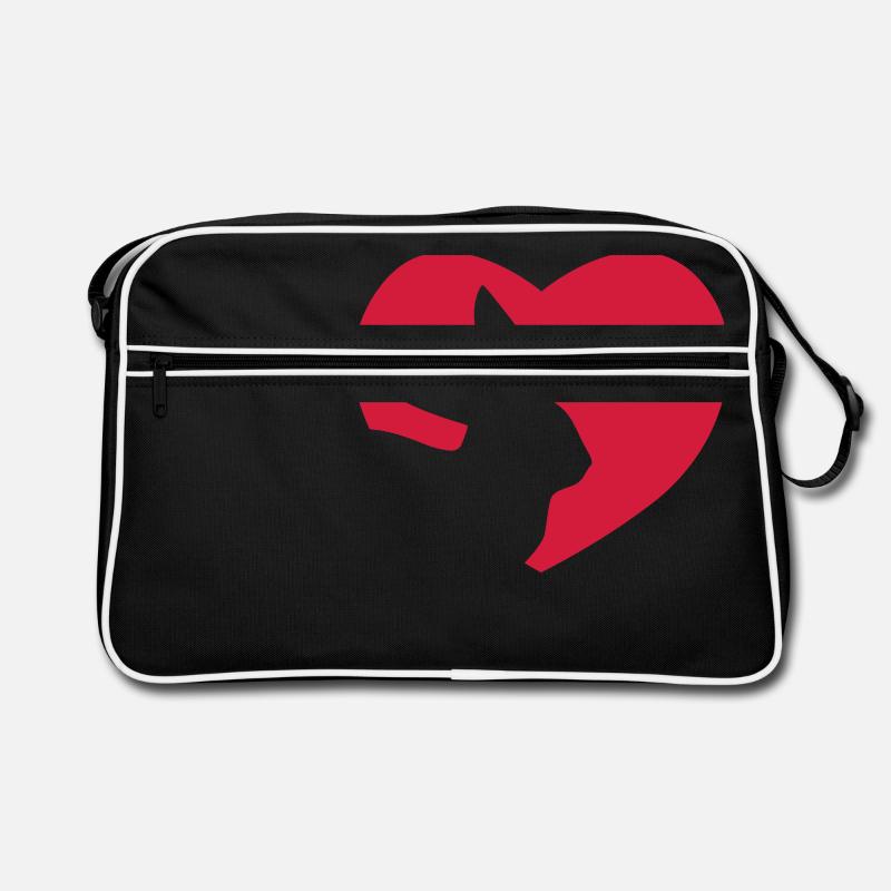 Dear Rabbit Heart Lover Gift Retro Bag