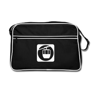 Icône Cologne Cable Car - Sac Retro - noir/blanc - Devant