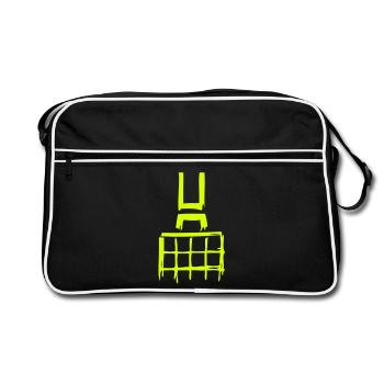 «Dortmunder U ' - Sac Retro - noir/blanc - Devant
