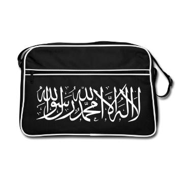 template 2 - Retro Bag - black/white - Front