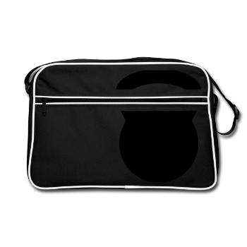 kettlebell - Sac Retro - noir/blanc - Devant