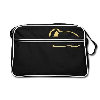 NHD contour Dwarf Lop Lop oreilles de lapin nhd - Sac Retro - noir/blanc - Devant
