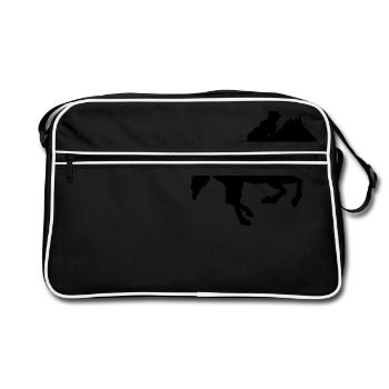 galop - Sac Retro - noir/blanc - Devant