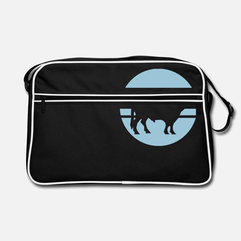 Bulle - Retro Tasche - Schwarz/Weiß