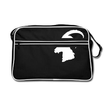 Steinbock - Retro Bag - black/white - Front