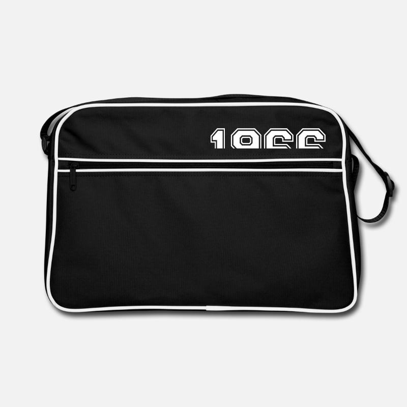 1966 - Retro Tasche - Schwarz/Weiß