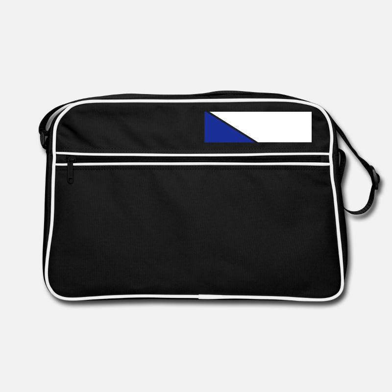tschechien_50 - Retro Tasche - Schwarz/Weiß
