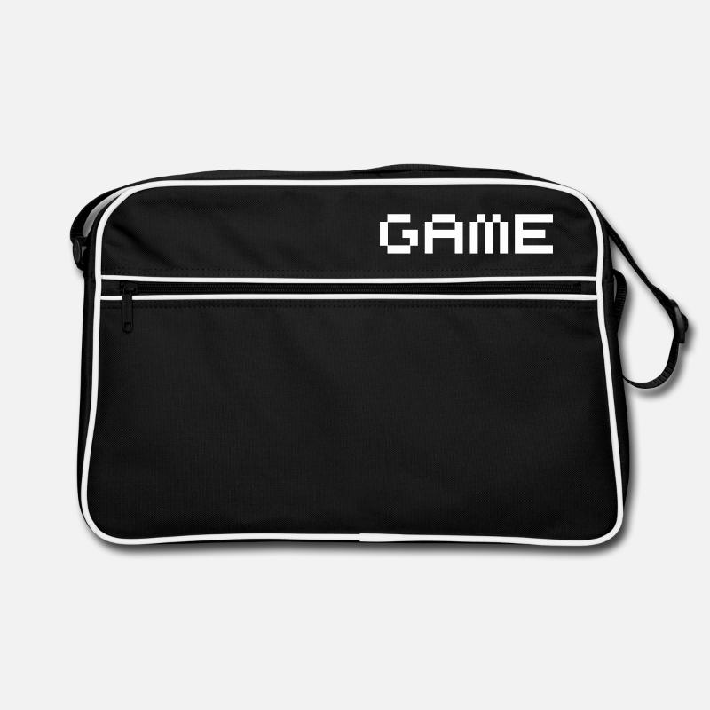 Game over / game over pixels Retro Tasche