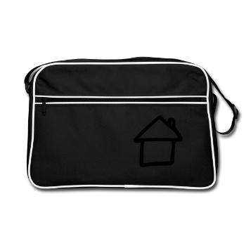 Maison - Maison - Sac Retro - noir/blanc - Devant