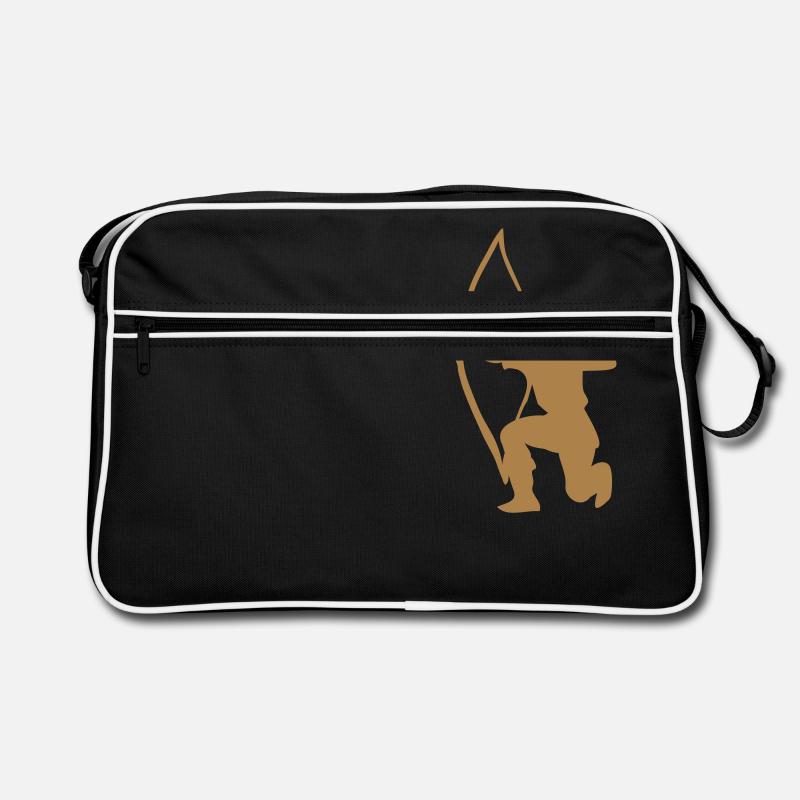 Longbow Archer kneeling stance Retro Tasche