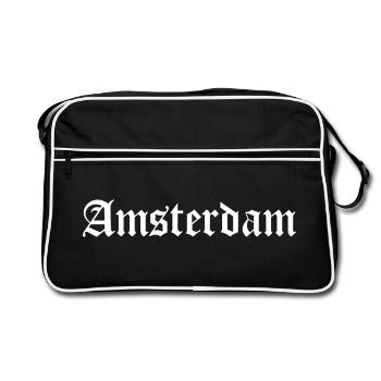 Amsterdam - Sac Retro - noir/blanc - Devant