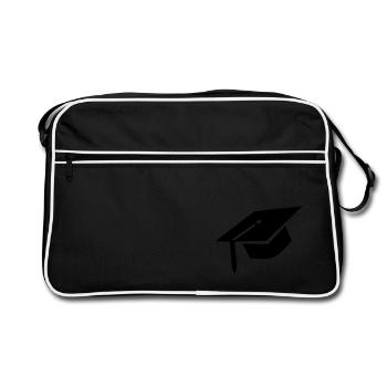 bonnet doctoral - Sac Retro - noir/blanc - Devant
