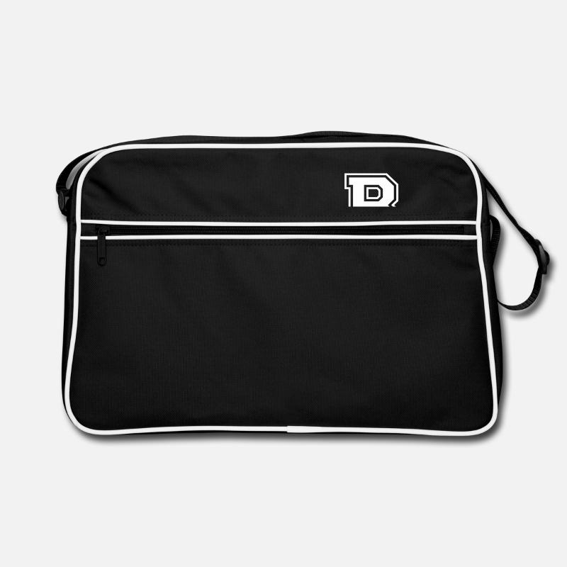 R - Retro Tasche - Schwarz/Weiß