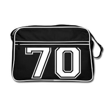 70 - Sac Retro - noir/blanc - Devant