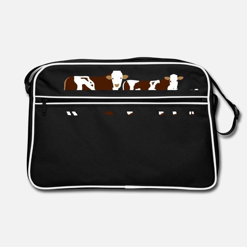 cowfamily vektor Sac Retro