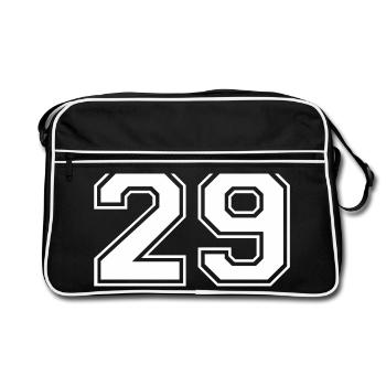 29 - Sac Retro - noir/blanc - Devant