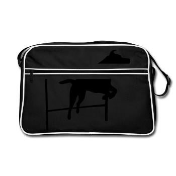 Agility - Retro Bag - black/white - Front