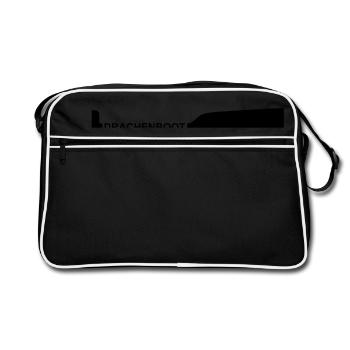 Dragon Boat Paddle Dragon Boat Racing 1c - Sac Retro - noir/blanc - Devant