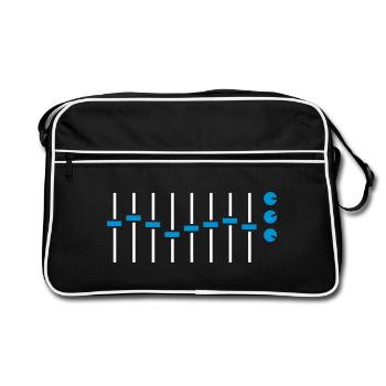 Mixing panel - Retro Bag - black/white - Front
