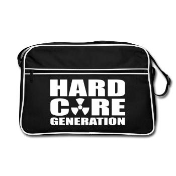 Hardcore Generation Radioactive FR - Sac Retro - noir/blanc - Devant