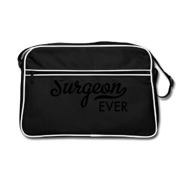 surgeon - Retro Bag - black/white - Front
