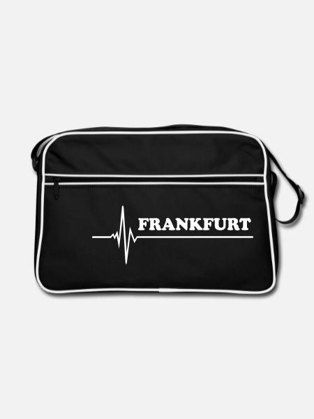 Frankfurt - Sac Retro - noir/blanc - Devant
