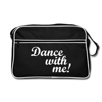 Dance with me! - Sac Retro - noir/blanc - Devant