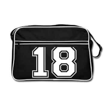 18 - Sac Retro - noir/blanc - Devant