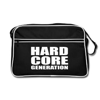 Hardcore Generation FR - Sac Retro - noir/blanc - Devant