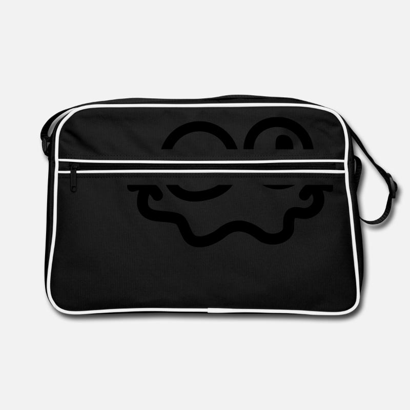 smiley dingue Sac Retro