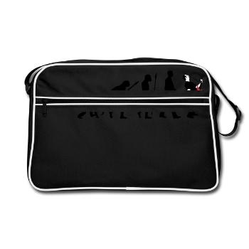 evolution_rocks_032012_n_3c - Retro Bag - black/white - Front