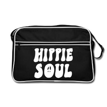 Hippie soul Hippie soul - Retro Bag - black/white - Front