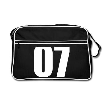 07 - Sac Retro - noir/blanc - Devant