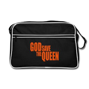 God save the Queen I - Sac Retro - noir/blanc - Devant