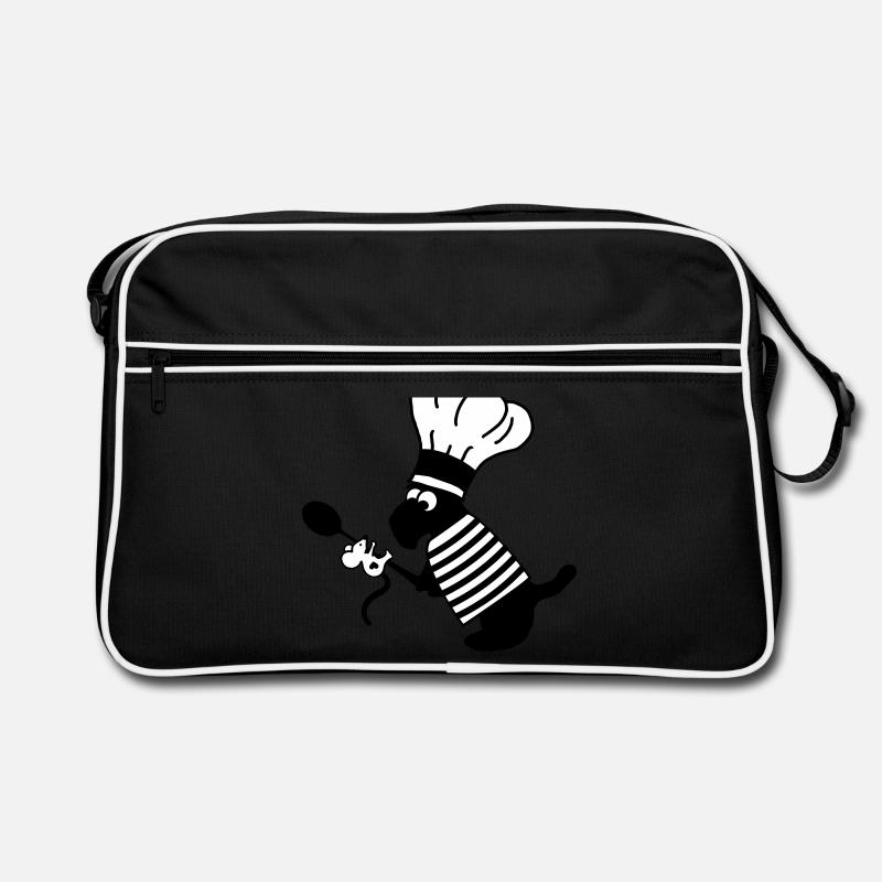 Freunde kochen Hund Maus Retro Tasche
